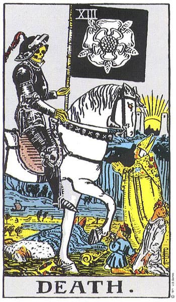 Death tarot card (Rider-Waite)