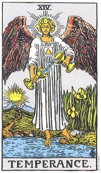 Temperance tarot card (Rider-Waite)